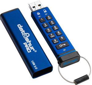 Pamięć USB iStorage datAshur Pro USB3 256-bit 64 GB USB 3.0 Pendrive USB iStorage IS-FL-DA3-256-64, 1 szt.