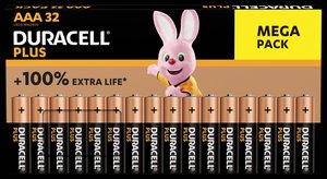 Bateria AAA/R03 Duracell Plus-AAA BP32  1.5 V 32 szt.
