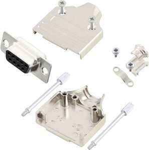 Zestaw listew żeńskich D-Sub MH Connectors MHDM9-DM9S-K, rzędy: 2, styki: 9, 180 °, 1 szt.