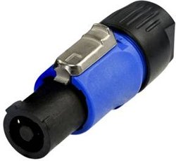 Złącze męskie sieciowe Rean AV RCAC3I-G-000-0, styki: 2 + PE, 250 V, 16 A, 1 szt.