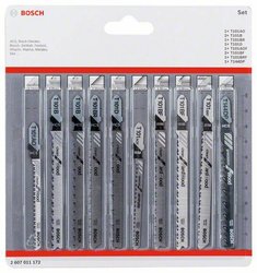 Zestaw brzeszczotów do wyrzynarek Clean Precision, 10-częściowy Bosch Accessories 2607011172 2607011172 10 szt.