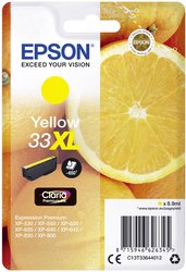 Epson atrament T3364, 33XL tusz oryginalny  Żółty C13T33644012