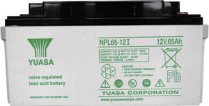 Akumulator ołowiowy Yuasa NPL65-12 NPL65-12, AGM, 12 V, 65 Ah