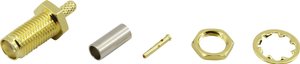 Złącze SMA TRU COMPONENTS 93038c3 1386727 złącze żeńskie proste 50 Ω 1 szt.