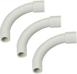 Rura instalacyjna Heidemann 13166 kątowa EN16 3szt. Szara