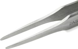 Precyzyjna pęseta Weller Erem 2ASA z płaskimi, zaokrąglonymi końcówkami do chwytania małych elementów Pęseta precyzyjna Weller Erem® 2ASA 118.00 mm