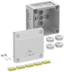 Skrzynka przyłączeniowa Spelsberg Abox Pro 040-2,5², IP66, IP67, IP69, (D x S x W) 102 x 102 x 70 mm, szary, 1 szt.