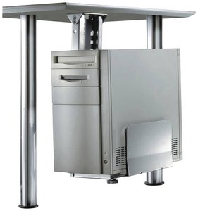 Uchwyt na komputer, podwieszany Neomounts CPU-D200SILVER, do 30 kg, srebrny