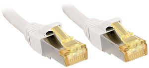 Kabel LAN LINDY 47324, 1 szt., RJ45, CAT 6a (CAT 7), S/FTP, 2.00 m, biały