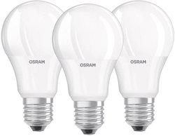 E-27  LED  10 W = 75 W  ciepła biel  Kształt gruszki   Żarówka LED OSRAM 4058075819436 E-27 10 W = 75 W 1060 lm ciepła biel 3 szt.