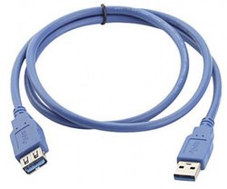 Kabel USB Manhattan, USB 3.2 Gen1 (USB 3.0), Złącze męskie USB-A, Złącze żeńskie USB-A, 2.00 m