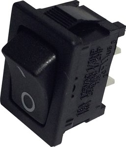 Przełącznik TRU COMPONENTS 1587515, 250 V/AC, 6 A, 1 x wył/wł, zatrzask, 1 szt.