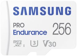 Karta pamięci microSDXC Samsung PRO Endurance, 256 GB, Class 10, UHS-Class 3, v30 Video Speed Class