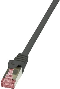 Kabel LAN LogiLink CQ2063S, 1 szt., RJ45, CAT 6, S/FTP, 3.00 m, czarny