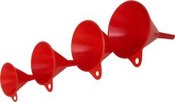 4-częściowy zestaw lejków 60/80/100/120 mm Zestaw lejków Hünersdorff 951500 1 szt.