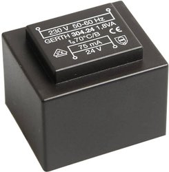 Transformator do PCB, EI 30/15,5   Gerth PT301502 230 V N/A N/A 1.8 VA