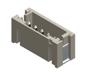 Obudowa złącza pin męskiego na PCB EDAC 140-505-417-011, wire-to-board, piny: 5, 2 A, 1 szt.