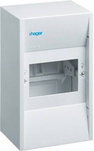 Rozdzielnica mała Hager GD104N GD104N,  110 mm x 180 mm x 82 mm, 1 szt.