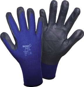 Showa 380 NBR 1163-8 Nylon Rękawice robocze Rozmiar rękawic: 8, L EN 388   CAT II 1 par(a)