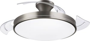 Philips Atlas Wentylator sufitowy  28 W, 35 W (Ø x W) 490 mm x 418 mm nikiel