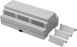 Obudowa na szynę DIN poliwęglan Camdenboss CNMB-9V-KIT-CON CNMB-9V-KIT-CON Ze szczeliną wentylacyjną (D x S x W) 90 mm x 160 mm x 58   1 szt.