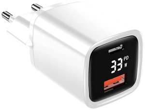 Eaxus Dual Port Ładowarka USB 33 W gniazdo Maksymalne natężenie wyjściowe 3000 mA Ilość wyjść: 2 x USB-A, USB-C