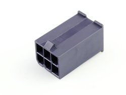 Obudowa złącza pin żeńskiego na kabel Molex MOL Power & Signal Sol. 469930611, piny: 6, 13 A, 1 szt.