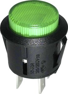 Przełącznik wciskany TRU COMPONENTS TC-R13-523BL-05GN 1587756, 16 mm, 250 V/AC, 1.5 A, 1 szt.