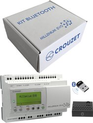 Zestaw startowy Millenium Evo, przekaźnik Smart + interfejs Bluetooth Moduł sterujący PLC Crouzet Logic controller 88975901 24 V/DC