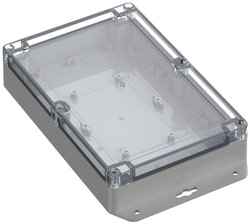 Obudowa kołnierza TRU COMPONENTS TC-10860984, (D x S x W) 209.70 x 139.80 x 45.10 mm, poliwęglan, 1 szt.