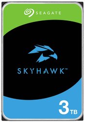 Seagate SkyHawk Surveillance 3 TB  Dysk twardy wewnętrzny, 3,5'' (8,9 cm) SATA III ST3000VX015 Opakowanie zastępcze
