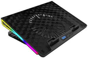 Chłodziarka do notebooka INCA INC-608GMS Panel kontrolny LCD, 13-18&quot, do sprzedaży detalicznej Podstawka pod notebooka z funkcją chłodzenia INCA INC-608GMS