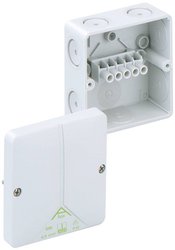 Puszka instalacyjna Spelsberg Abox 040-4,0², IP65, (D x S x W) 93 x 93 x 55 mm, szary, 1 szt.