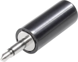 Złącze męskie jack 3,5 mm P6 Cliff FC1066A złącze męskie proste Ilość styków: 2 mono czarny 1 szt.
