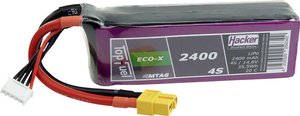 Pakiet akumulatorów (LiPo)  2400 mAh  Hacker