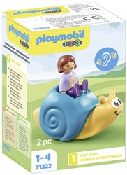 1.2.3: Ślimak na biegunach z funkcją grzechotki Playmobil 71322 1 szt.