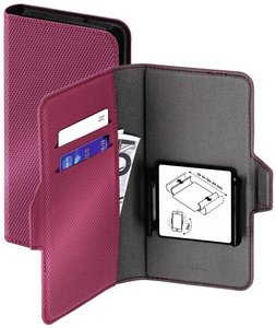 Hama Smart Move - Metallic Futerał booklet uniwersalny Universal rubinowy czerwony