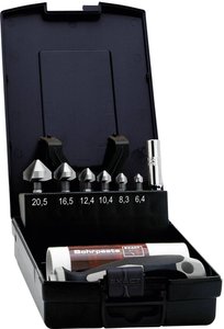 Pogłębiacze stożkowe HSS Exact 6,3 mm, 6,3/8,3/10,4/12,4/16,5/20,5 mm