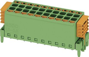 Obudowa złącza pin męskiego na PCB Phoenix Contact 1848723, Ilość pinów 20, Wymiary siatki: 3.50 mm, 1 szt.