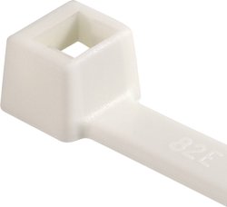 Opaska kablowa HellermannTyton T18R-PA66V0-WH 111-91819, 100 szt.