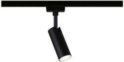 URail LED na szynę spot 3-Step-Dim Tubo pojedynczy spot 150lm 4W 3000K ściemnialny 230V czarny matowy Lampa do systemu szynowego, wysokonapięciowego Paulmann 95592 4 W LED 150 lm czarny (matowy)