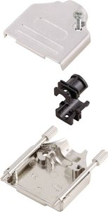 Obudowa złącza D-SUB MH Connectors MHDTZK9-RA-PC-K 6560-6105-01, metal, 180 °, 1 szt.