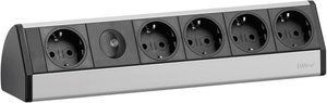 Listwa zasilająca EVOline EVOLINE®DOCK ECONOMY 4fach 93000013, Złącze bezpieczne, Ilość gniazdek: 4