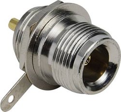 Złącze N TRU COMPONENTS  1579282 złącze żeńskie do wbudowania pionowego  1 szt.