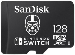 Karta pamięci microSDXC SanDisk microSDXC Extr 128GB (U3/UHS-I/CL.10/R100/W60) Fortnite, Skull Trooper, 128 GB, UHS-I