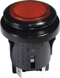 Przełącznik wciskany interBär 3659-295.22, 25 mm, 250 V/AC, 16 A, 1 szt.