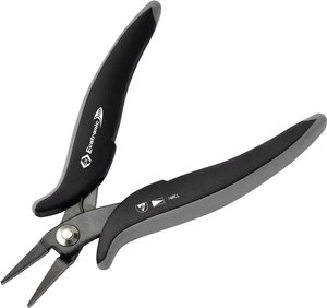 Szczypce płaskie C.K Ecotronic T3891, 145 mm, ESD