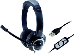 Zestaw słuchawkowy Over Ear Conceptronic POLONA 01B (POLONA01B Stereo czarny