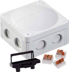 Skrzynka przyłączeniowa Wiska COMBI 308 LG / 3-221-413, IP66/IP67, (D x S x W) 85 x 85 x 51 mm, szary, 5 szt.