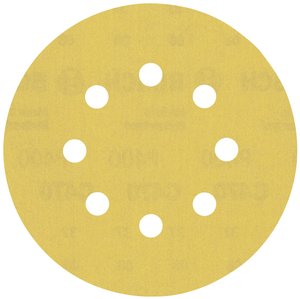 Papier ścierny EXPERT C470 z 8 otworami do szlifierek mimośrodowych, 125 mm, G 400, 5 części. Papier ścierny ekscentryczny Bosch Accessories EXPERT C470 2608900811  5 szt.